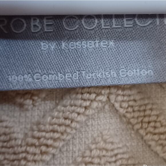 Spa Robe Collection by Kassatex Waffle Cone Women's L/ XL - Picture 3 of 7